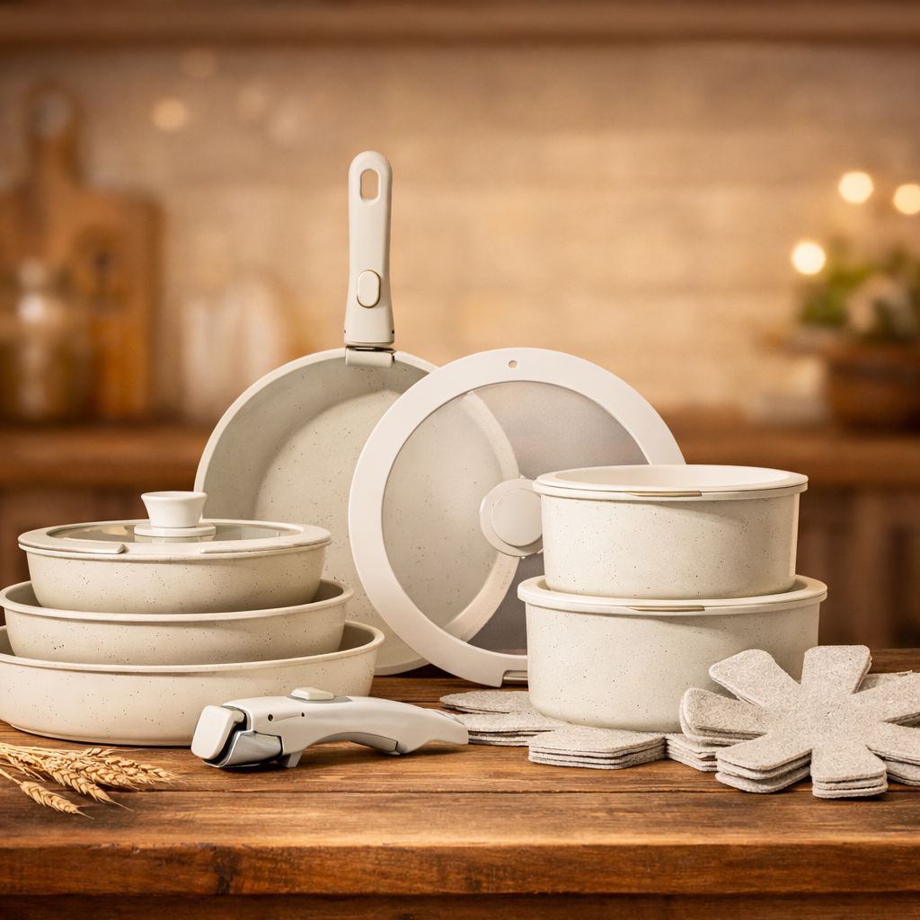 KindCook 17 Piece Cookware Set