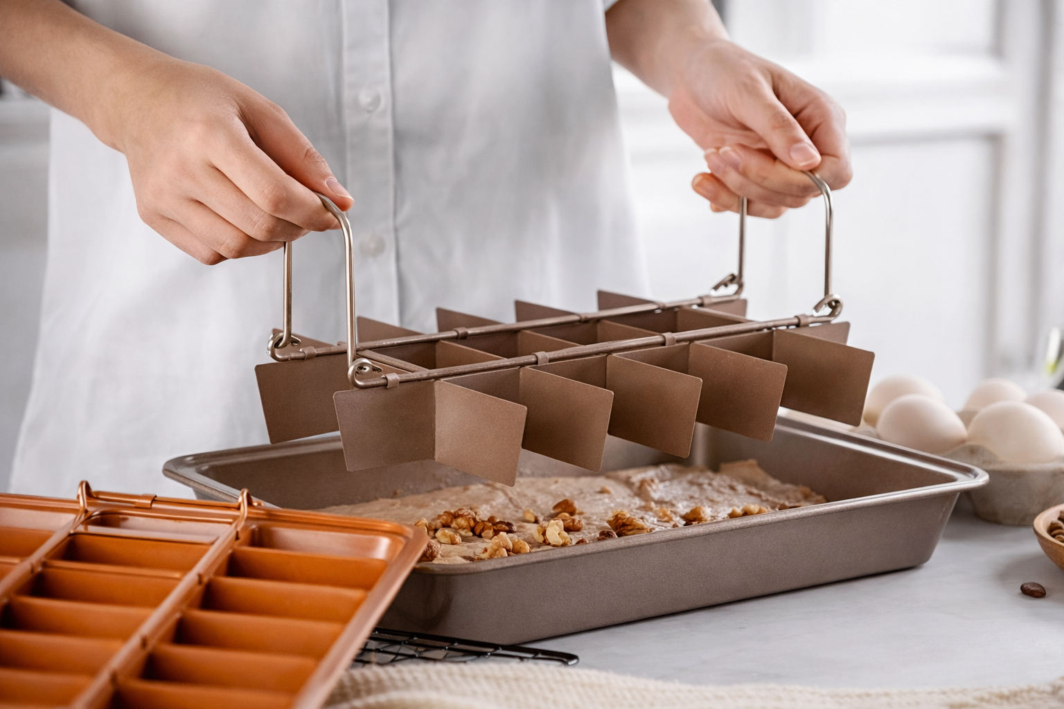 CrumbCraft Brownie Tray + Cutter