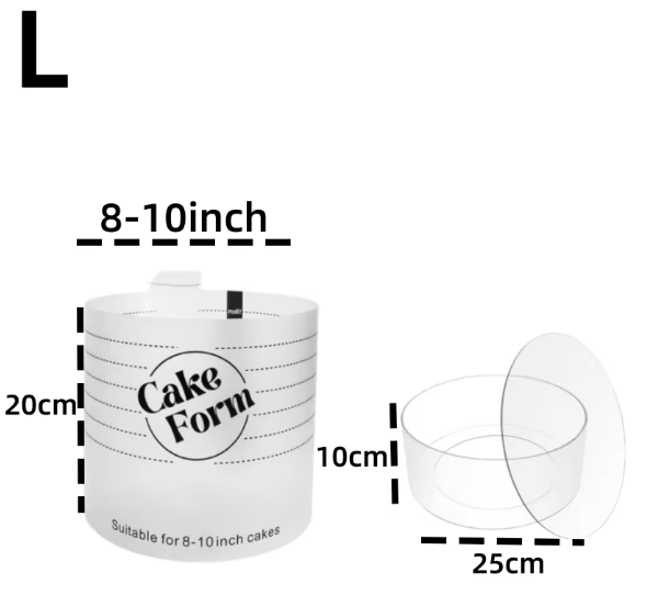Cake Form Mold - 3 Sizes
